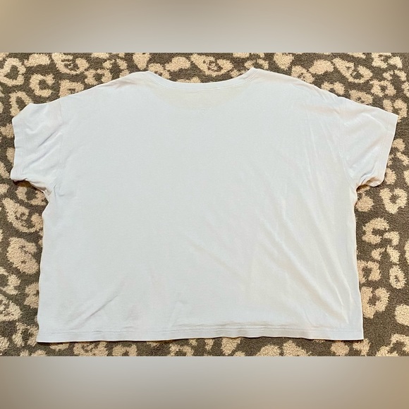 Lululemon Blue Linen Cates Tee - Picture 4 of 5